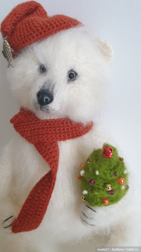 Медведь белый — Авторские игрушки (фото 3)