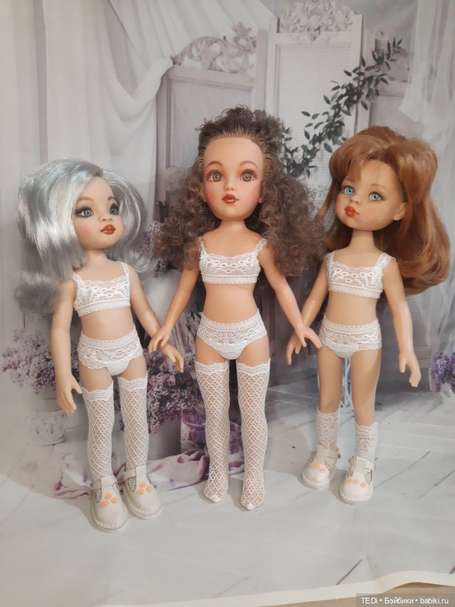 Кружевное бельё для кукол Паола Рейна 32 см и Видал Рохас 35 см