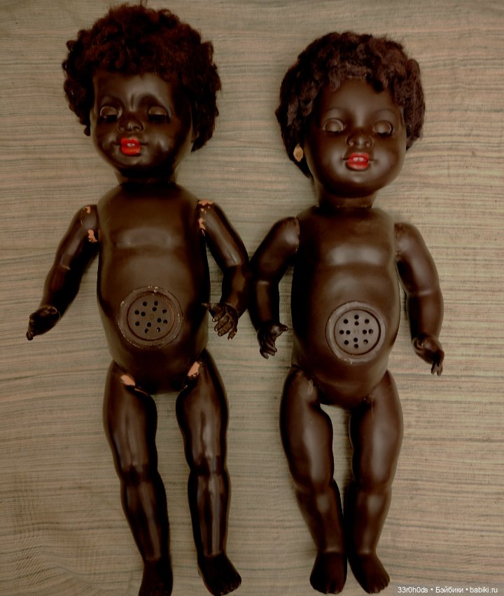 Антикварная кукла K&W Германия. Негритенок (фото 5)