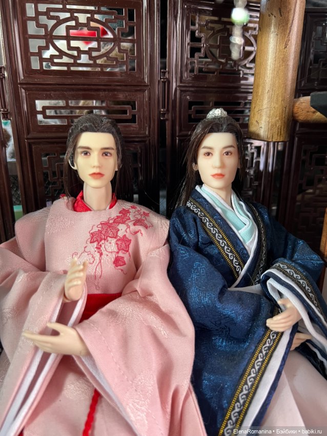 Шарнирная кукла Вэнь Кэсин и Чжоу Цзышу ( Далекие странники ) Цена за обоих