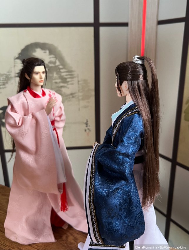 Шарнирная кукла Вэнь Кэсин и Чжоу Цзышу ( Далекие странники ) Цена за обоих (фото 8)