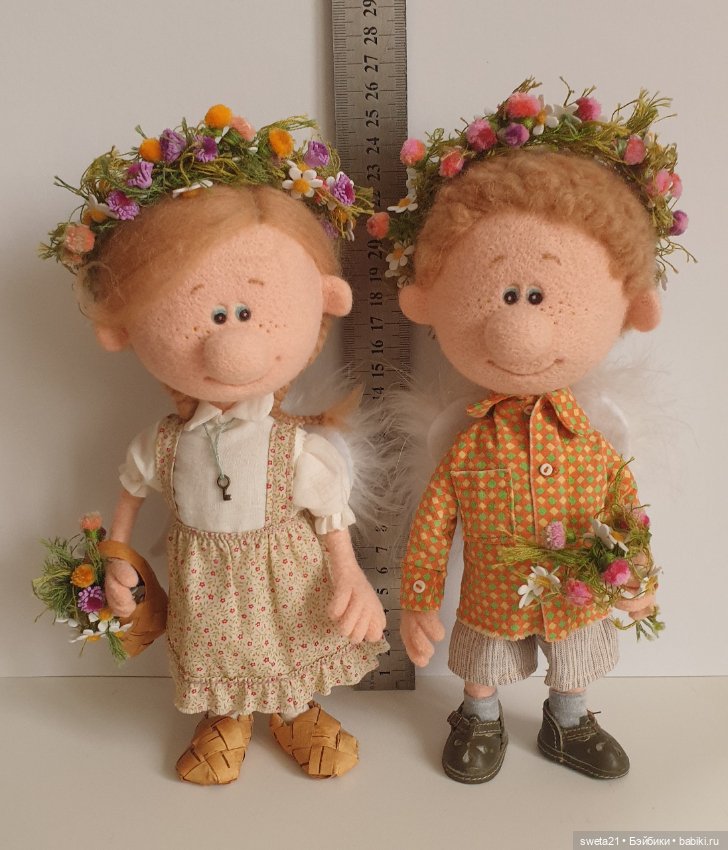 Кукла " Влюбленные Ангелочки" (продажа лотом)