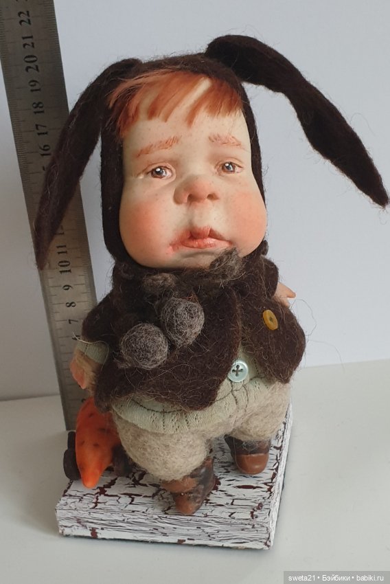 Кукла "Зайка" — Авторские игрушки (фото 9)