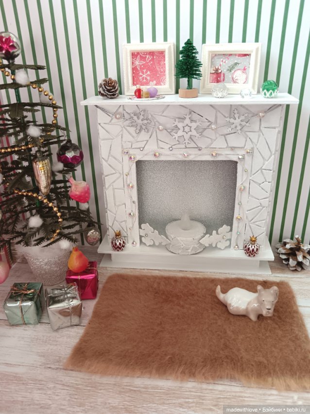 Кресло и камин — Кукольная мебель (фото 2)