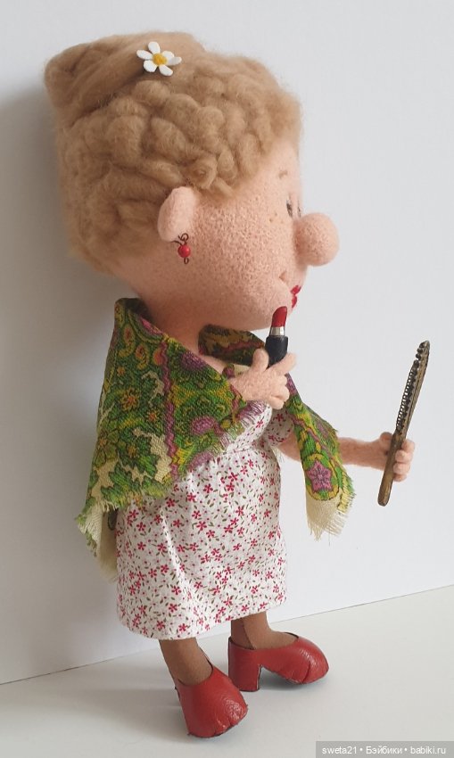Кукла "Дамочка" — Авторские игрушки (фото 4)