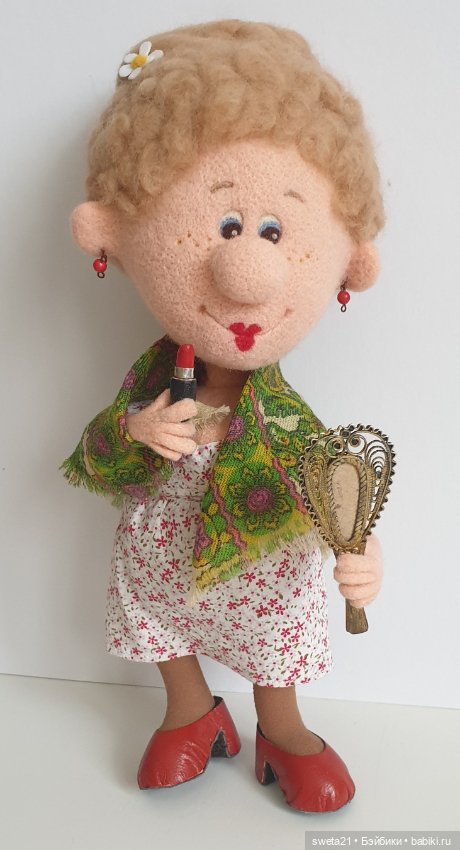 Кукла "Дамочка" — Авторские игрушки (фото 2)