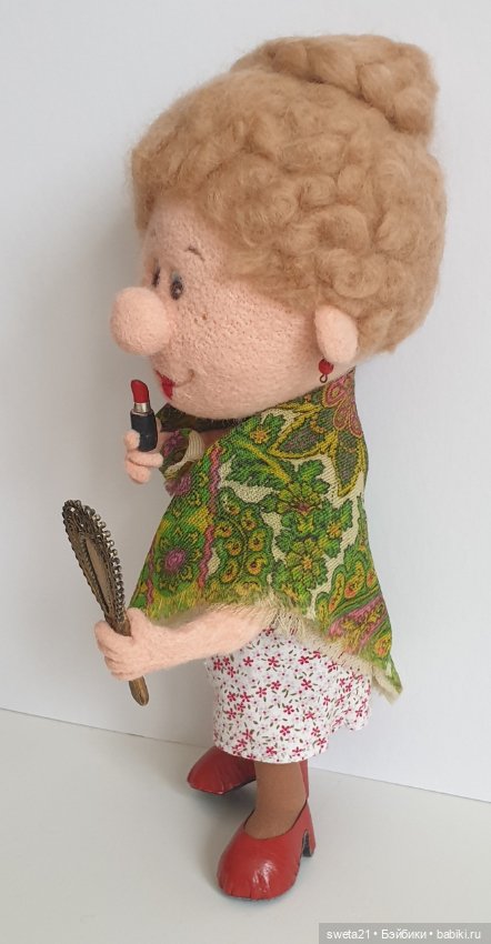 Кукла "Дамочка" — Авторские игрушки (фото 6)