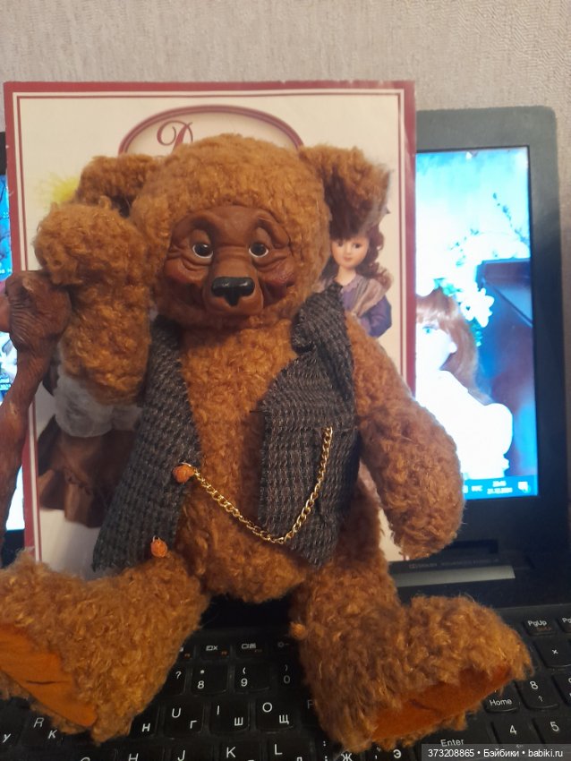 Три винтажных медвежонка (лот) (фото 8)