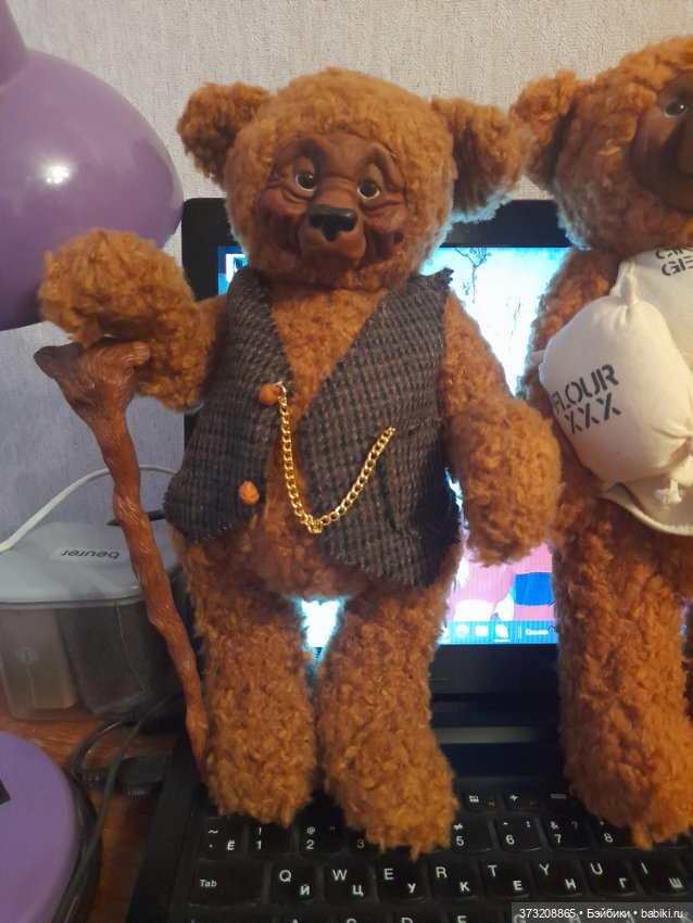 Три винтажных медвежонка (лот) (фото 2)