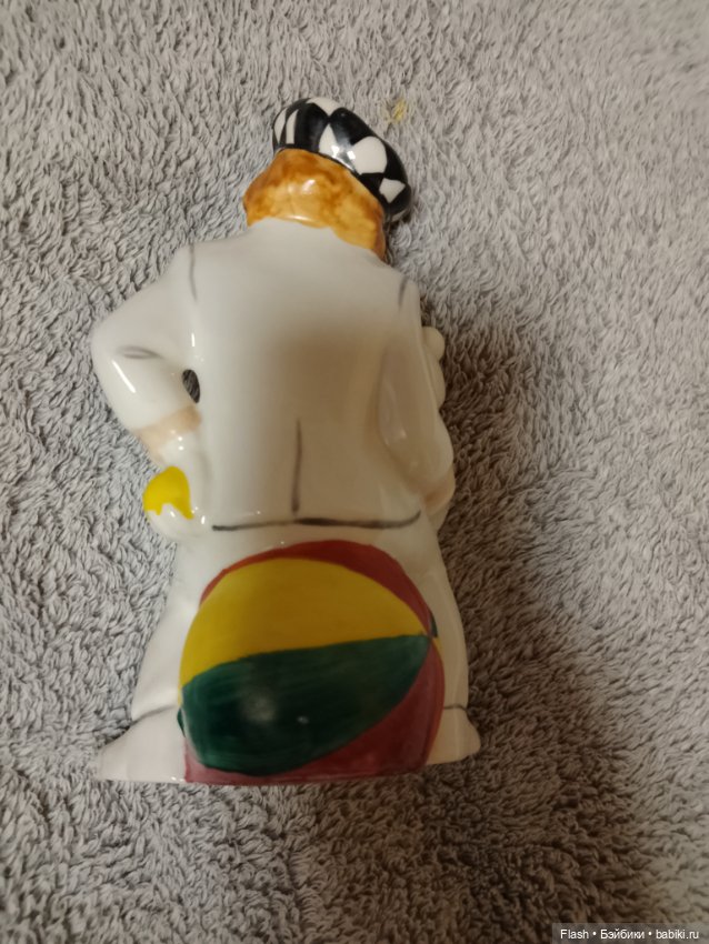 Статуэтка СССР Олег Попов с олимпийским мишкой (фото 4)