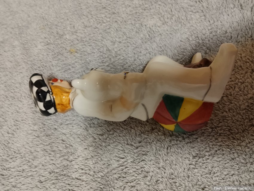 Статуэтка СССР Олег Попов с олимпийским мишкой (фото 5)