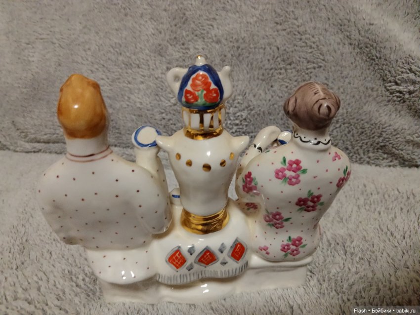 Статуэтка чаепитие у самовара Ванечка и Манечка (фото 5)