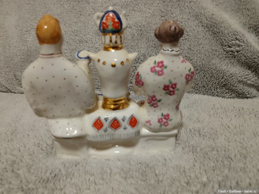 Статуэтка чаепитие у самовара Ванечка и Манечка (фото 4)