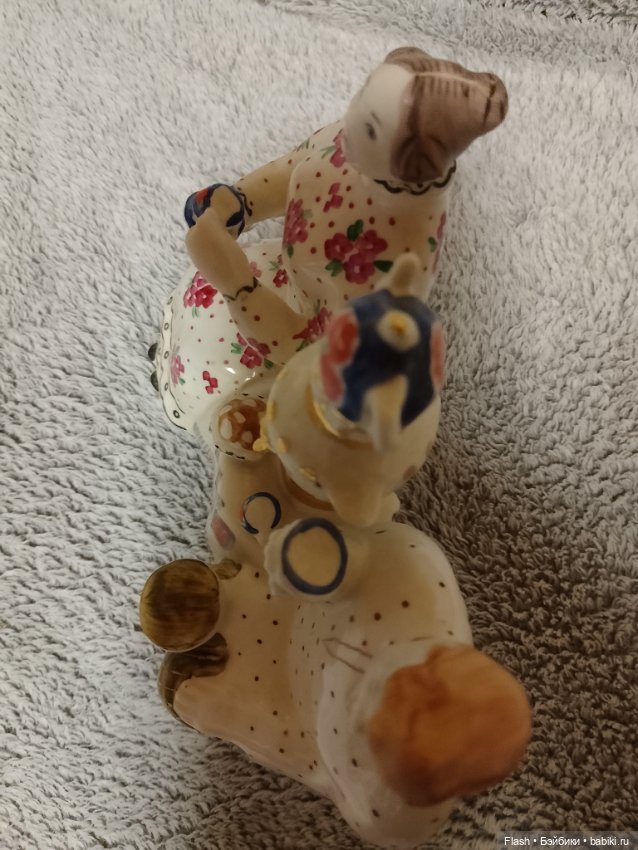 Статуэтка чаепитие у самовара Ванечка и Манечка (фото 10)