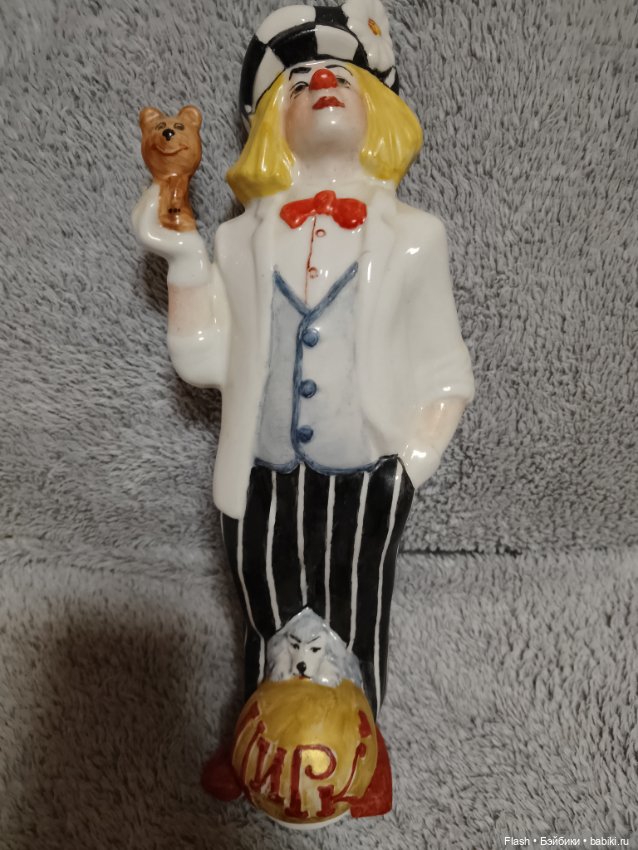 Статуэтка СССР Олег Попов с олимпийским мишкой#2 (фото 4)