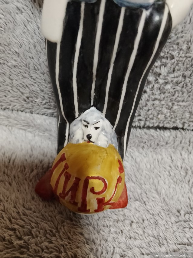 Статуэтка СССР Олег Попов с олимпийским мишкой#2