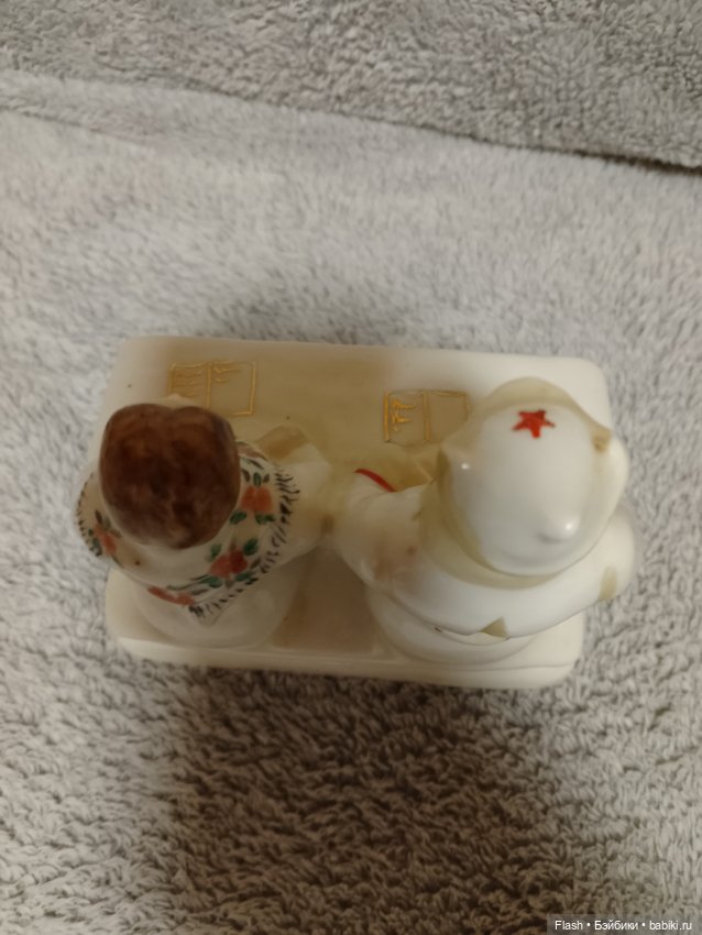 Статуэтка буденовец за партой СССР (фото 5)