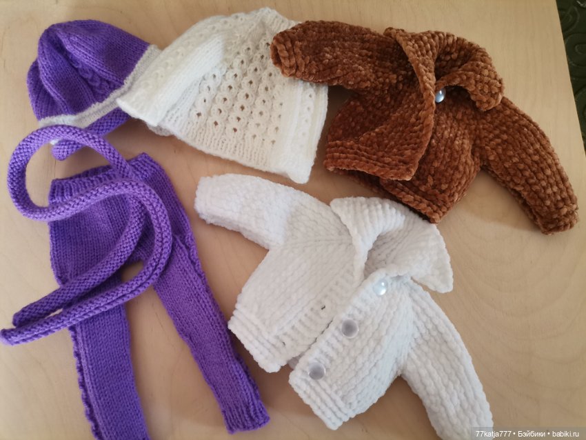 Теплая вязаная одежда для Паолок (фото 4)