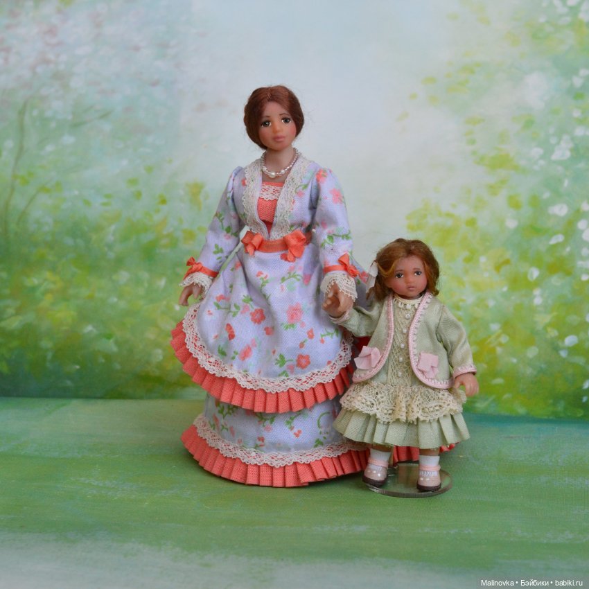 Миниатюрная кукла-девочка в масштабе 1/12 (фото 7)