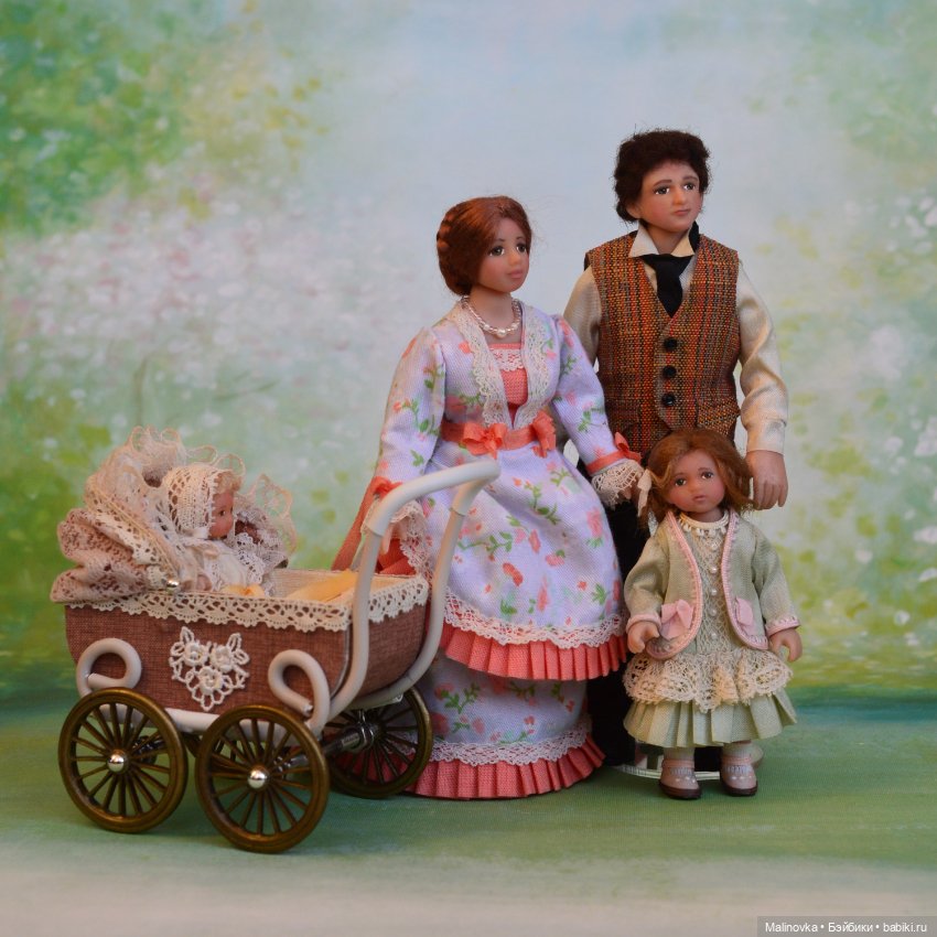 Миниатюрная кукла-девочка в масштабе 1/12 (фото 9)