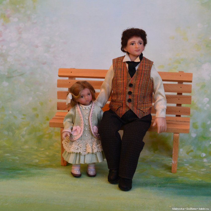 Миниатюрная кукла-девочка в масштабе 1/12 (фото 10)