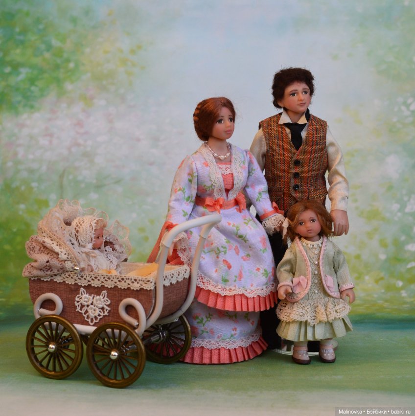 Миниатюрная кукла леди в масштабе 1/12 (фото 7)