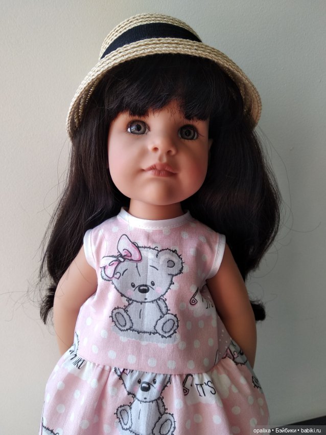 Шляпки для кукол соломенные (фото 7)