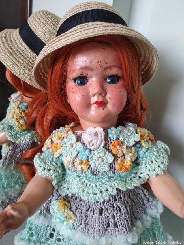 Шляпки для кукол соломенные (фото 5)