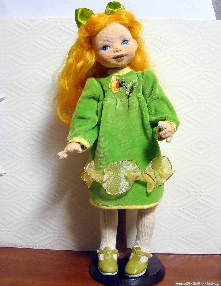 Интерьерная кукла: Текстильная кукла Оленька (фото 3)
