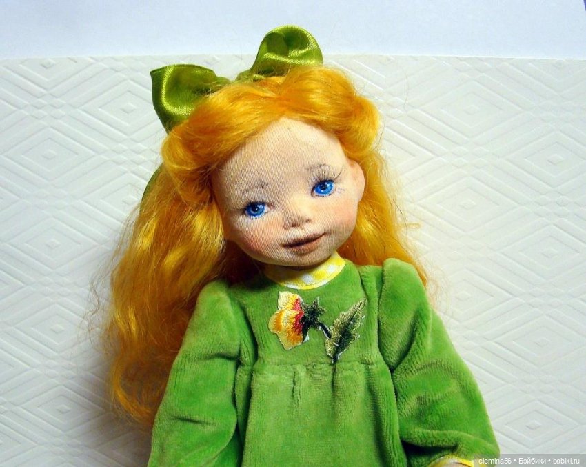 Интерьерная кукла: Текстильная кукла Оленька