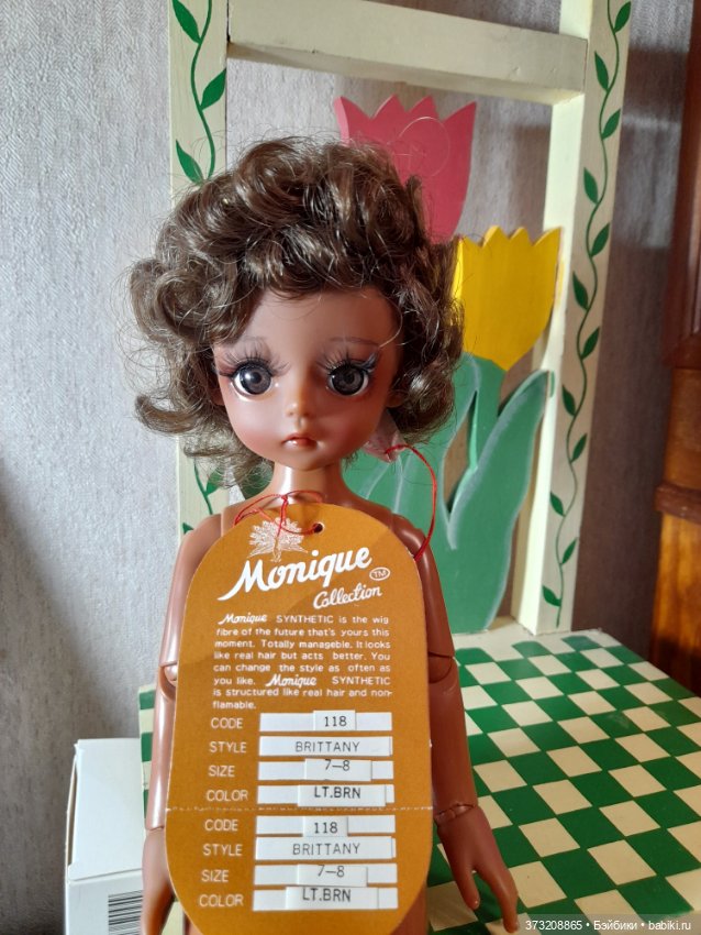 Парички размер 7-8 — Парики и волосы (мохер) для кукол (фото 5)