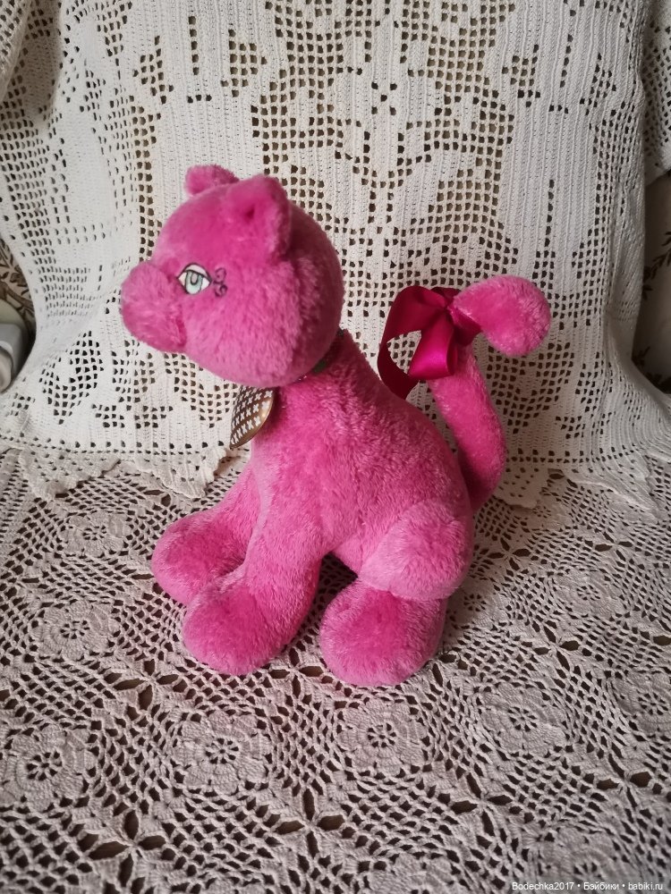 Винтажная кошка розовая Gotta Getta Gund Cattitude (фото 8)