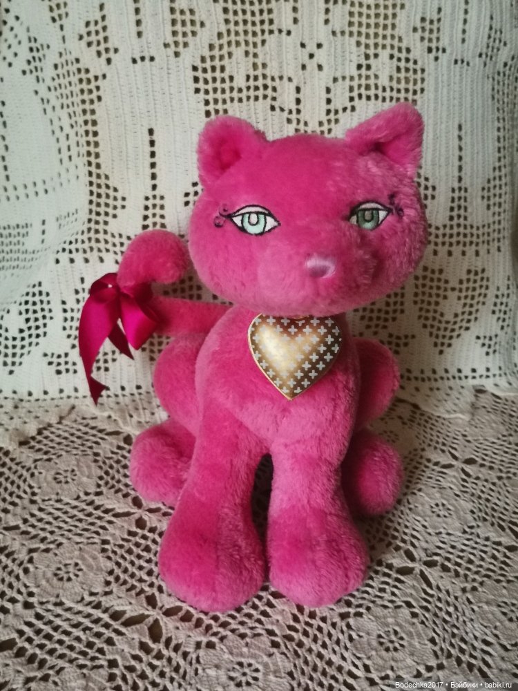 Винтажная кошка розовая Gotta Getta Gund Cattitude (фото 3)