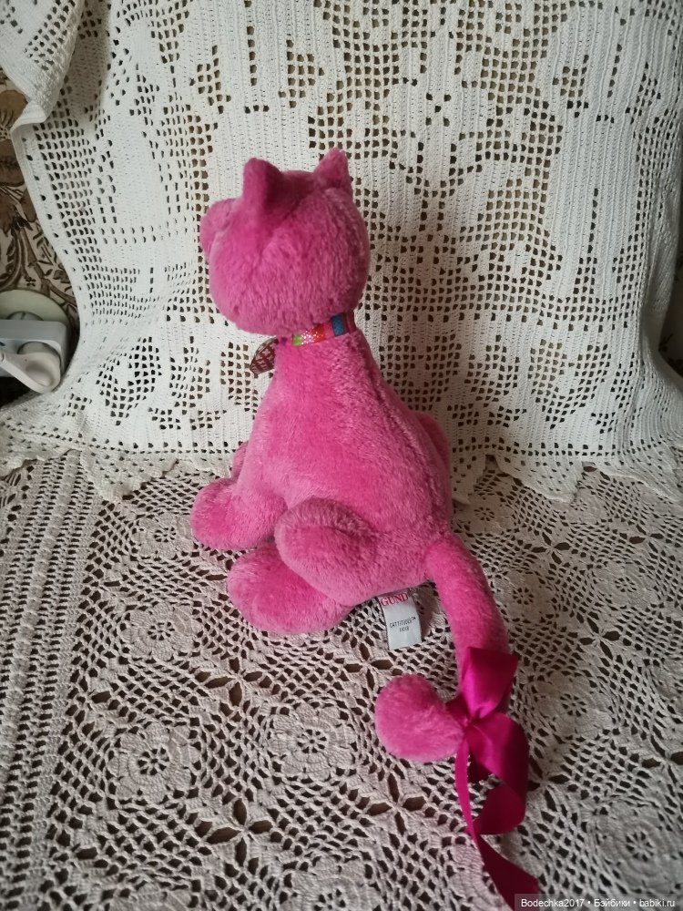 Винтажная кошка розовая Gotta Getta Gund Cattitude (фото 4)