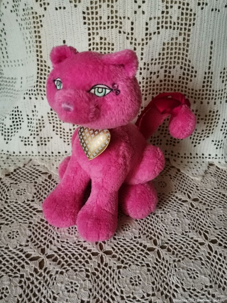 Винтажная кошка розовая Gotta Getta Gund Cattitude