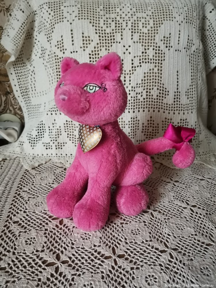 Винтажная кошка розовая Gotta Getta Gund Cattitude (фото 7)