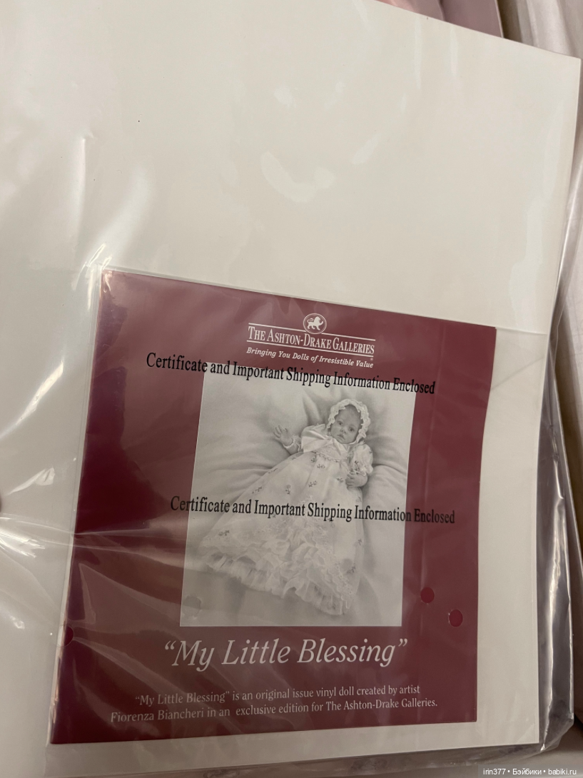 Малышка Ashton Drake My Little Blessing (фото 10)