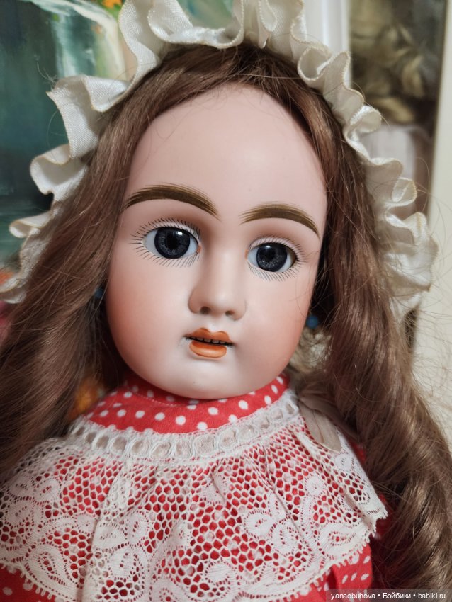 Антикварная французская кукла Жуллиен (фото 6)