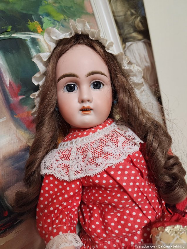 Антикварная французская кукла Жуллиен (фото 7)