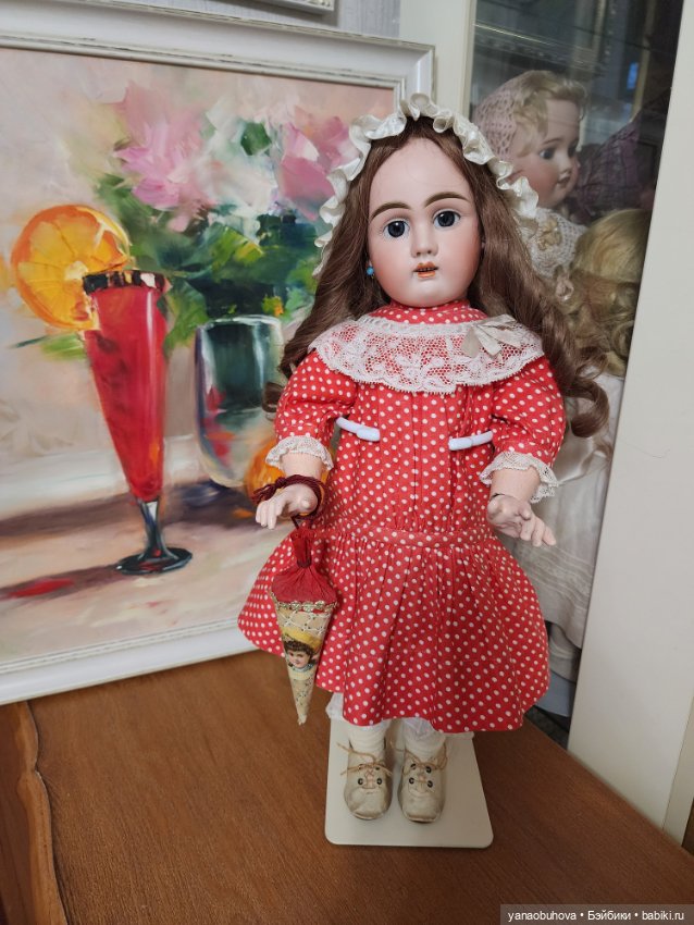 Антикварная французская кукла Жуллиен