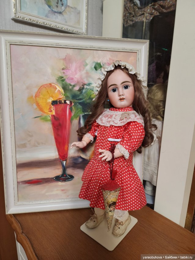 Антикварная французская кукла Жуллиен (фото 3)