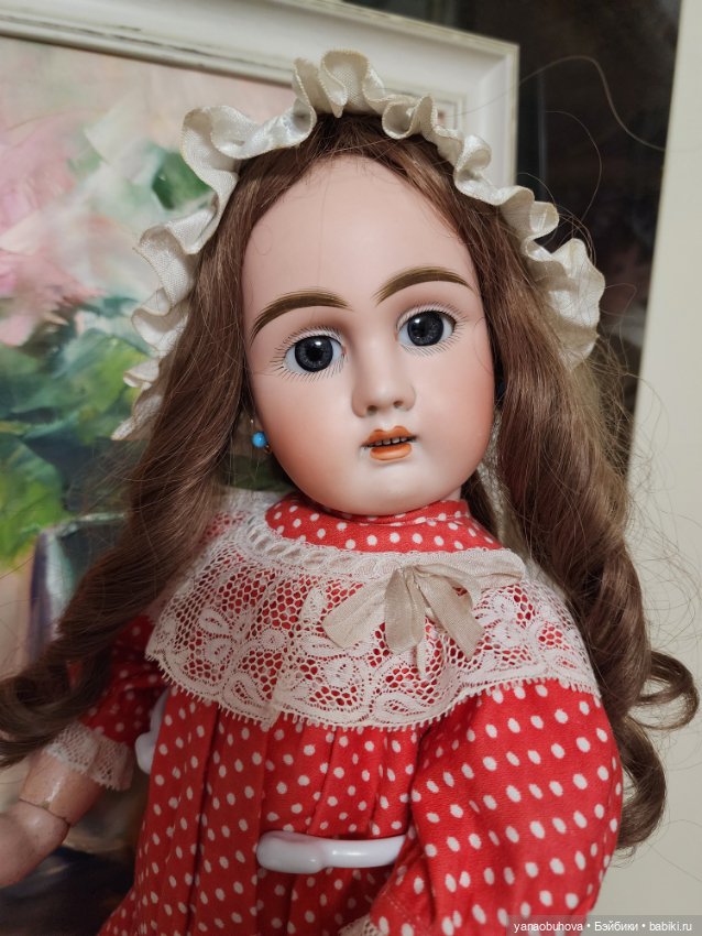 Антикварная французская кукла Жуллиен (фото 4)