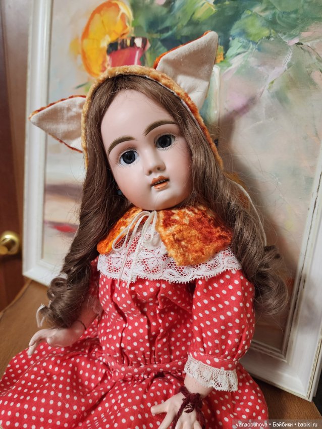 Антикварная французская кукла Жуллиен (фото 10)