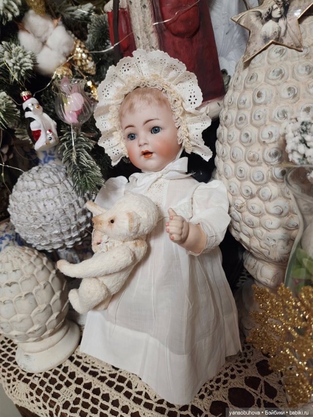 Антикварный небольшой редкий пупс Каммер Рейнхард 127, рост 31 см (фото 8)