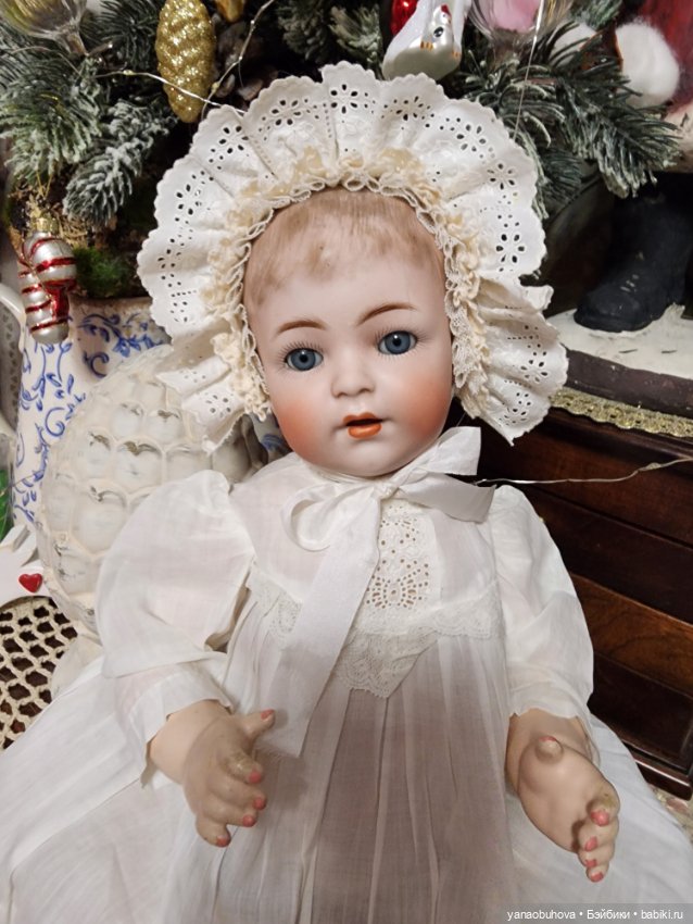 Антикварный небольшой редкий пупс Каммер Рейнхард 127, рост 31 см