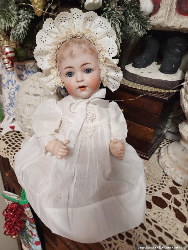 Антикварный небольшой редкий пупс Каммер Рейнхард 127, рост 31 см (фото 10)