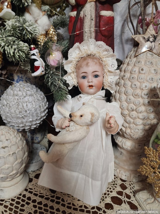 Антикварный небольшой редкий пупс Каммер Рейнхард 127, рост 31 см (фото 9)