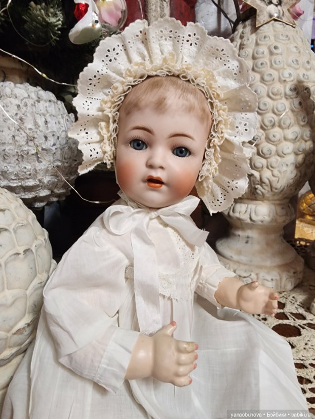 Антикварный небольшой редкий пупс Каммер Рейнхард 127, рост 31 см