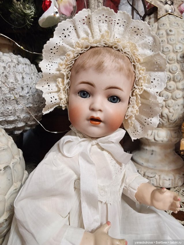 Антикварный небольшой редкий пупс Каммер Рейнхард 127, рост 31 см