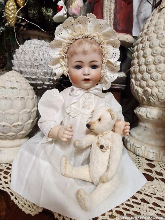 Антикварный небольшой редкий пупс Каммер Рейнхард 127, рост 31 см (фото 6)